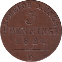 3 pfennig - Allemagne