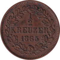 1/2 kreuzer - Allemagne