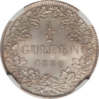 1/2 gulden - Allemagne