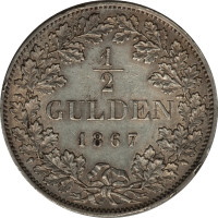 1/2 gulden - Germany