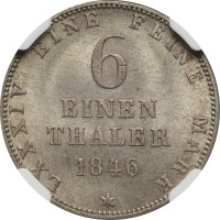 1/6 thaler - Allemagne