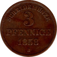 3 pfennig - Allemagne