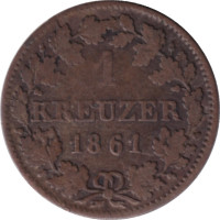 1 kreuzer - Allemagne