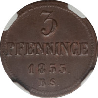 3 pfennig - Allemagne