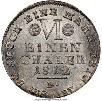 1/6 thaler - Allemagne