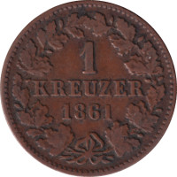 1 kreuzer - Allemagne