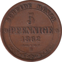 5 pfennig - Allemagne