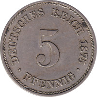 5 pfennig - Allemagne