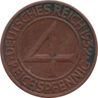 4 pfennig - Allemagne