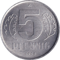 5 pfennig - Allemagne