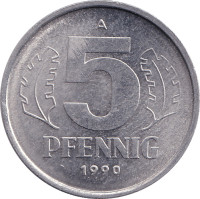 5 pfennig - Allemagne