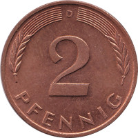 2 pfennig - Germany