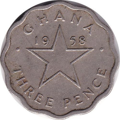 3 pence - Ghana