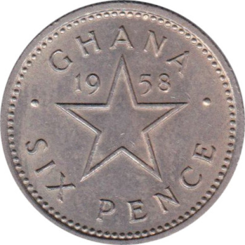 6 pence - Ghana