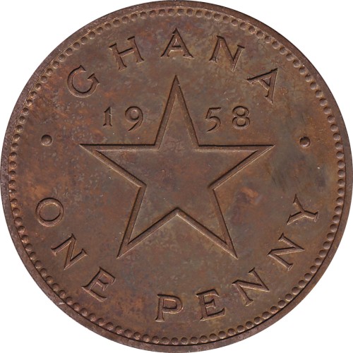 1 penny - Ghana