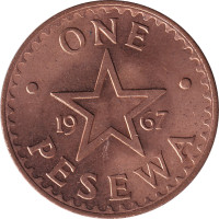 1 pesewa - Ghana