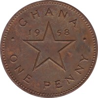 1 penny - Ghana