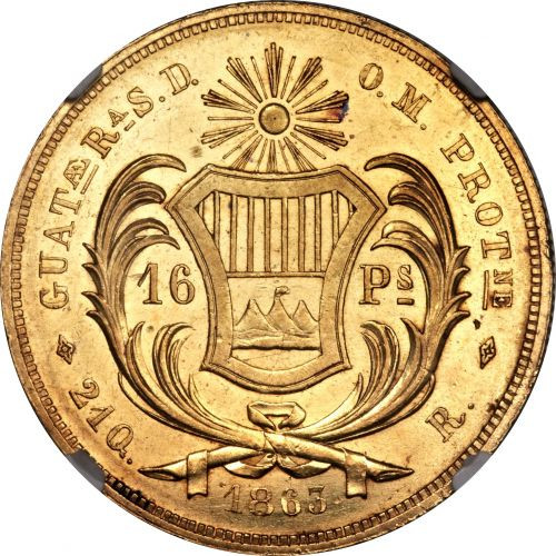 16 pesos - Guatemala