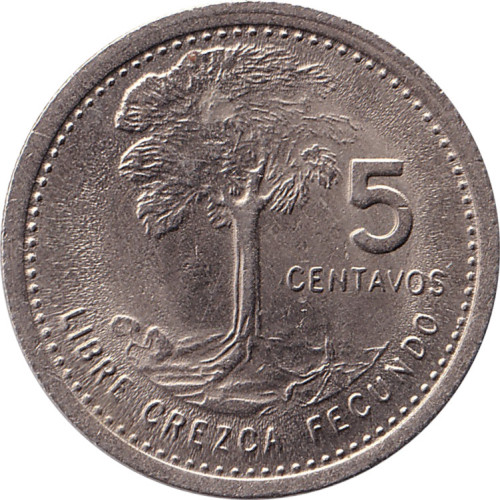 5 centavos - Guatemala