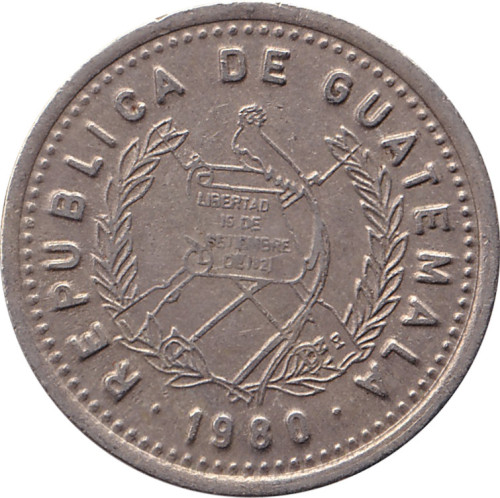 5 centavos - Guatemala