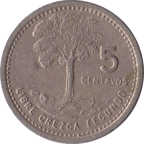 5 centavos - Guatemala