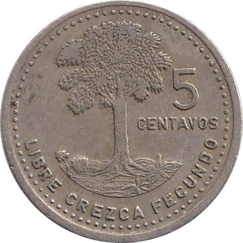 5 centavos - Guatemala