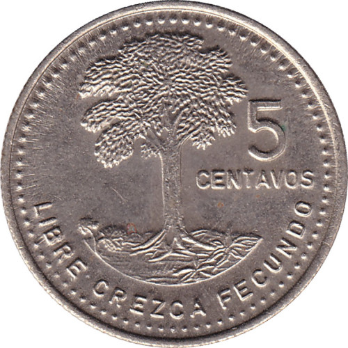 5 centavos - Guatemala