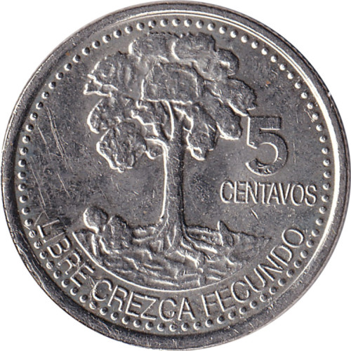 5 centavos - Guatemala