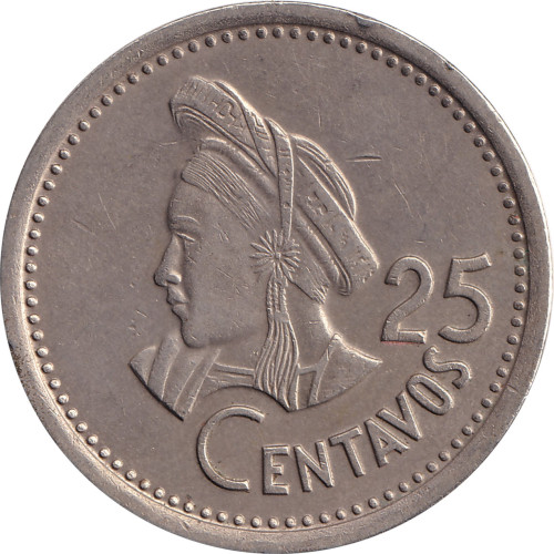 25 centimos - Guatemala