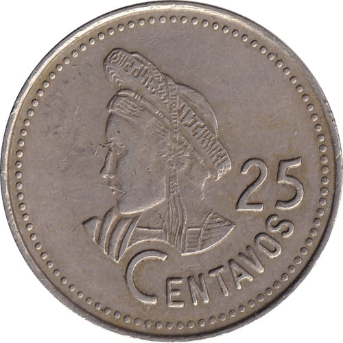 25 centimos - Guatemala