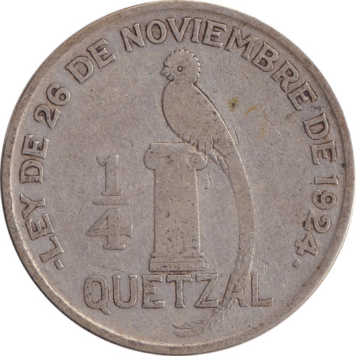 1/4 quetzal - Guatemala