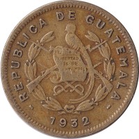 1/2 centavo - Guatemala