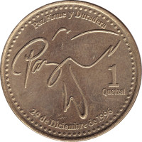 1 quetzal - Guatemala