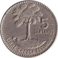 5 centavos - Guatemala