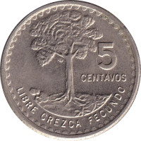 5 centavos - Guatemala