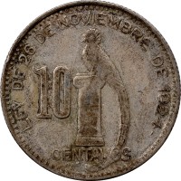 10 centavos - Guatemala