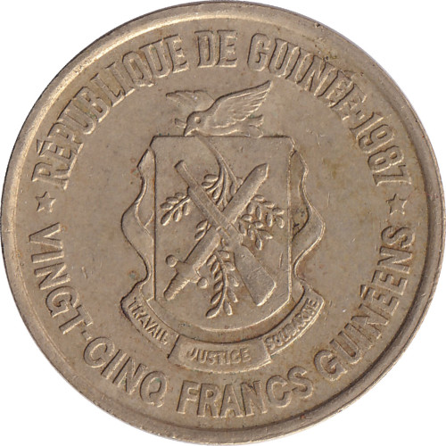 25 francs - Guinea