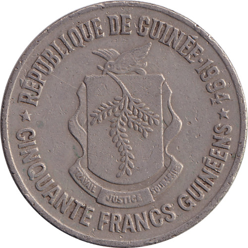 50 francs - Guinea