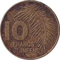 10 francs - Guinée