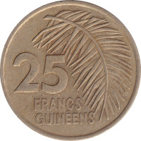 25 francs - Guinea