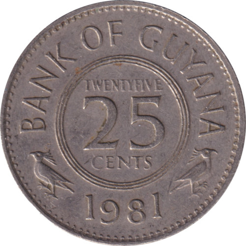 25 cents - Guyana