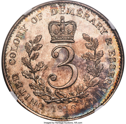 3 guilder - Guyana