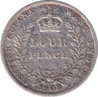 4 pence - Guyana