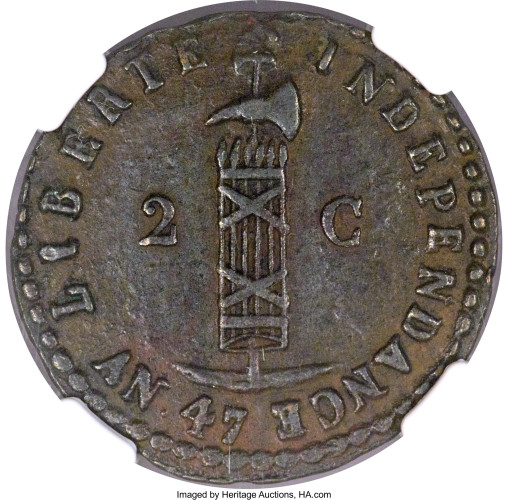 2 centimes - Haiti