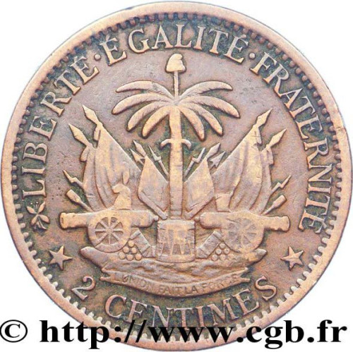 2 centimes - Haiti