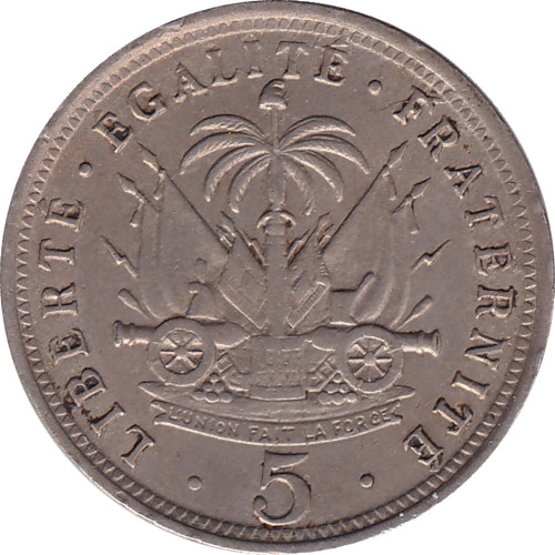 5 centimes - Haiti