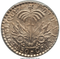 50 centimes - Haiti