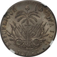 100 centimes - Haiti