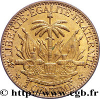 1 centime - Haiti