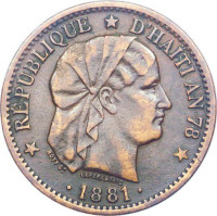 2 centimes - Haiti